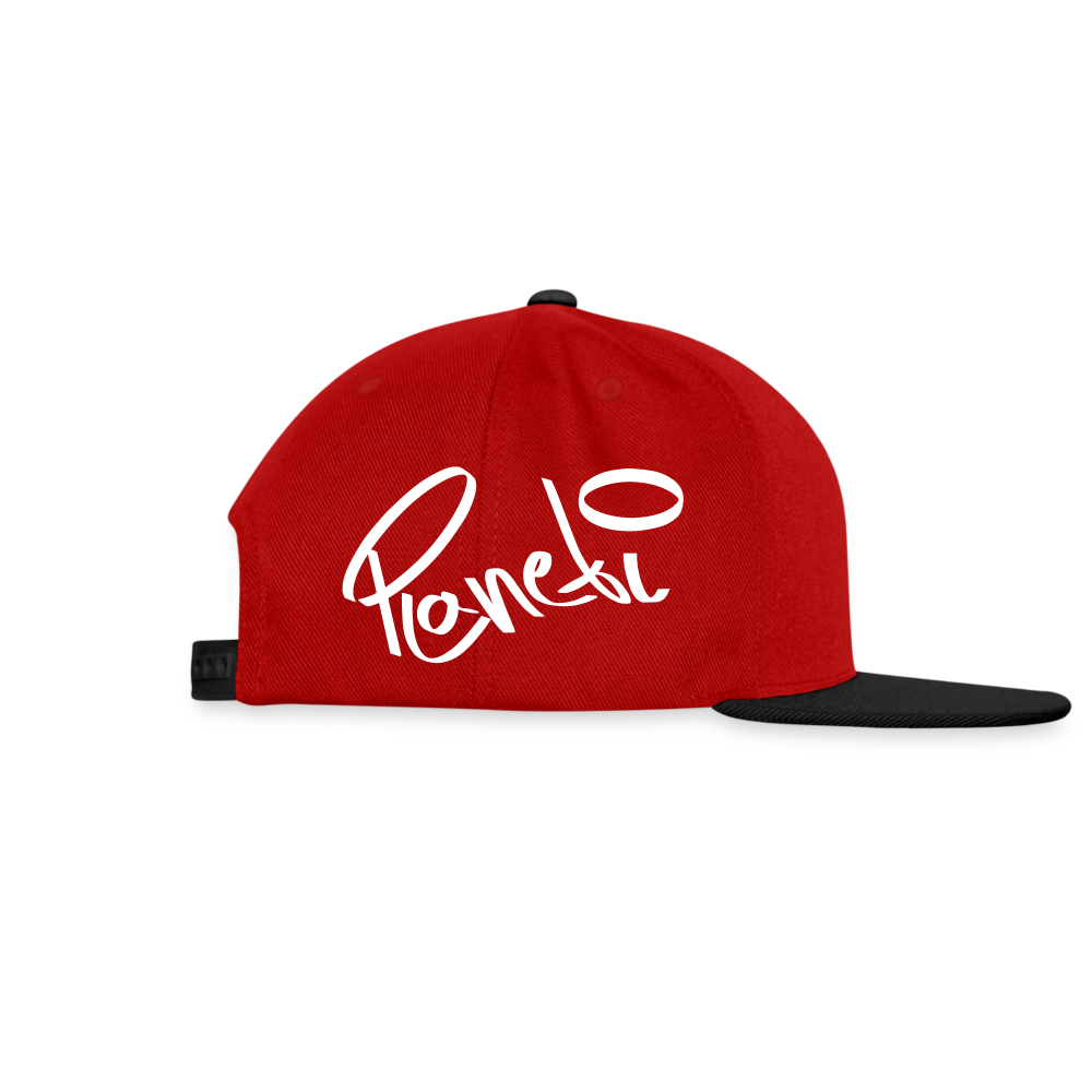 Snapback Cap The X - Rot/Schwarz