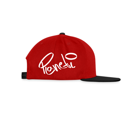 Snapback Cap The X - Rot/Schwarz