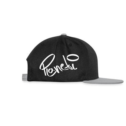 Snapback Cap The X - Schwarz/Grau