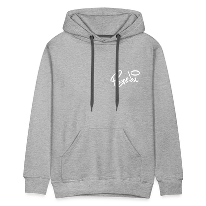 Premium Hoody buy toilett paper - Grau meliert