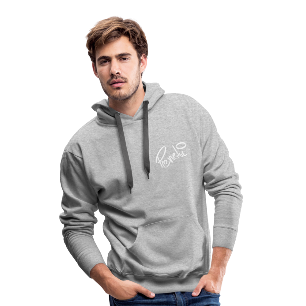 Premium Hoody buy toilett paper - Grau meliert