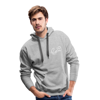 Premium Hoody buy toilett paper - Grau meliert