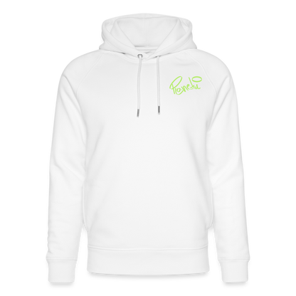 Unisex Bio-Hoodie 420 RastaSkull - weiß