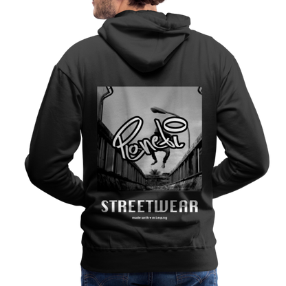 Men - Premium Hoodie Planeti one - Schwarz