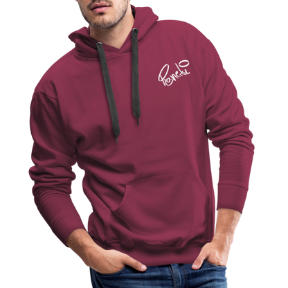 Men - Premium Hoodie Planeti one - Bordeaux