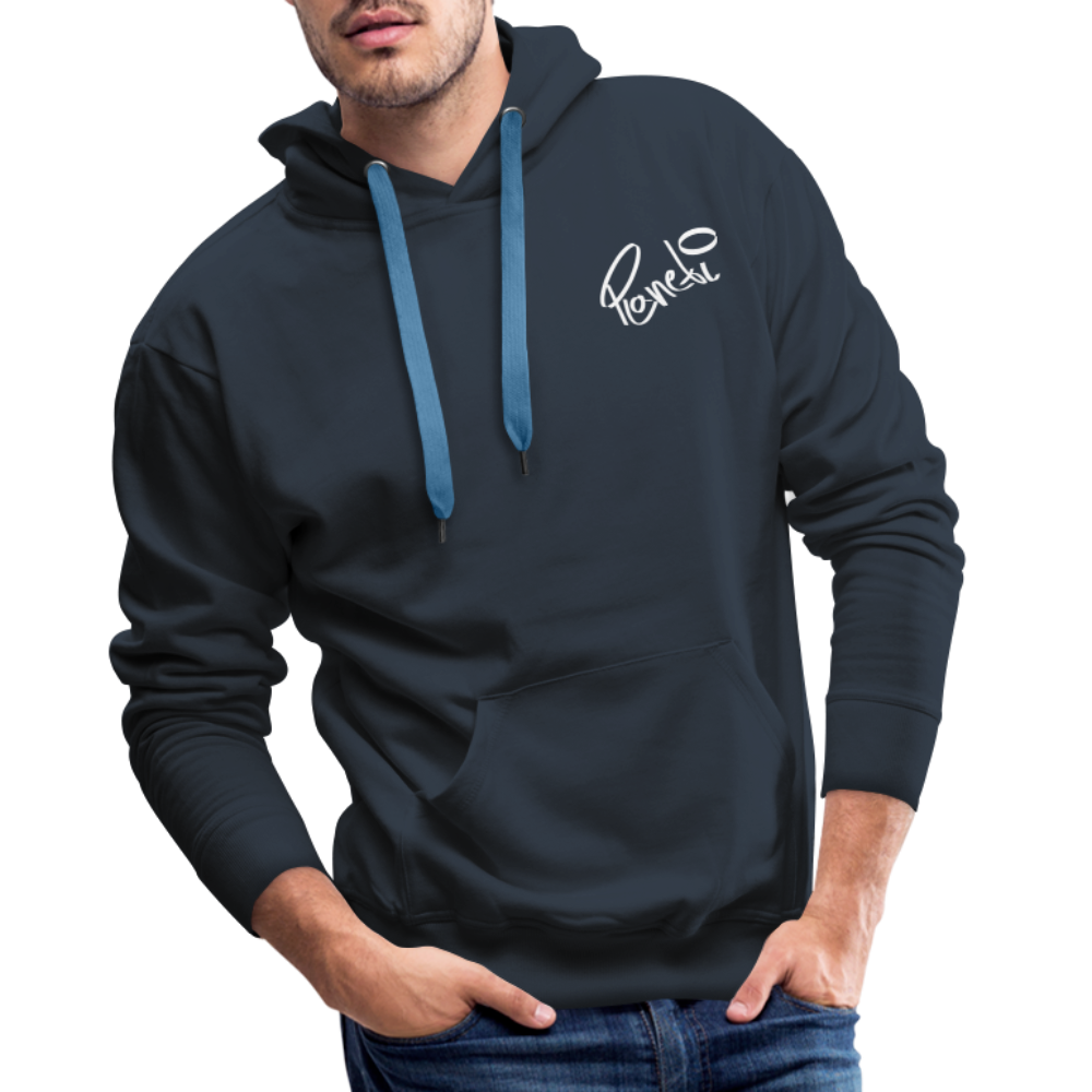 Men - Premium Hoodie Planeti one - Navy