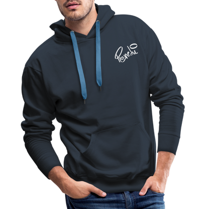 Men - Premium Hoodie Planeti one - Navy