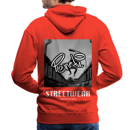 Men - Premium Hoodie Planeti one - Rot