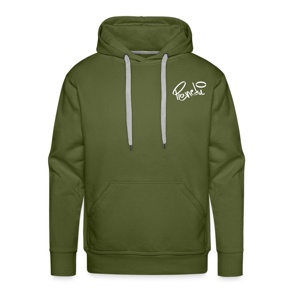 Men - Premium Hoodie Planeti one - Olivgrün