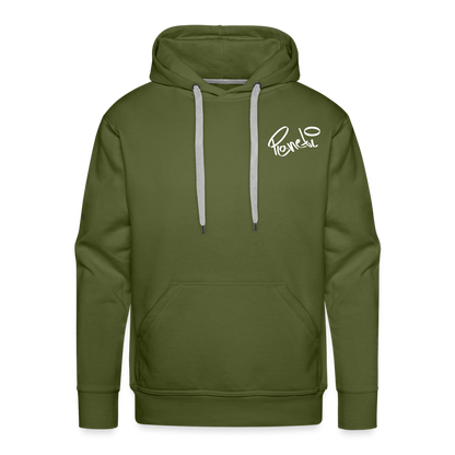 Men - Premium Hoodie Planeti one - Olivgrün