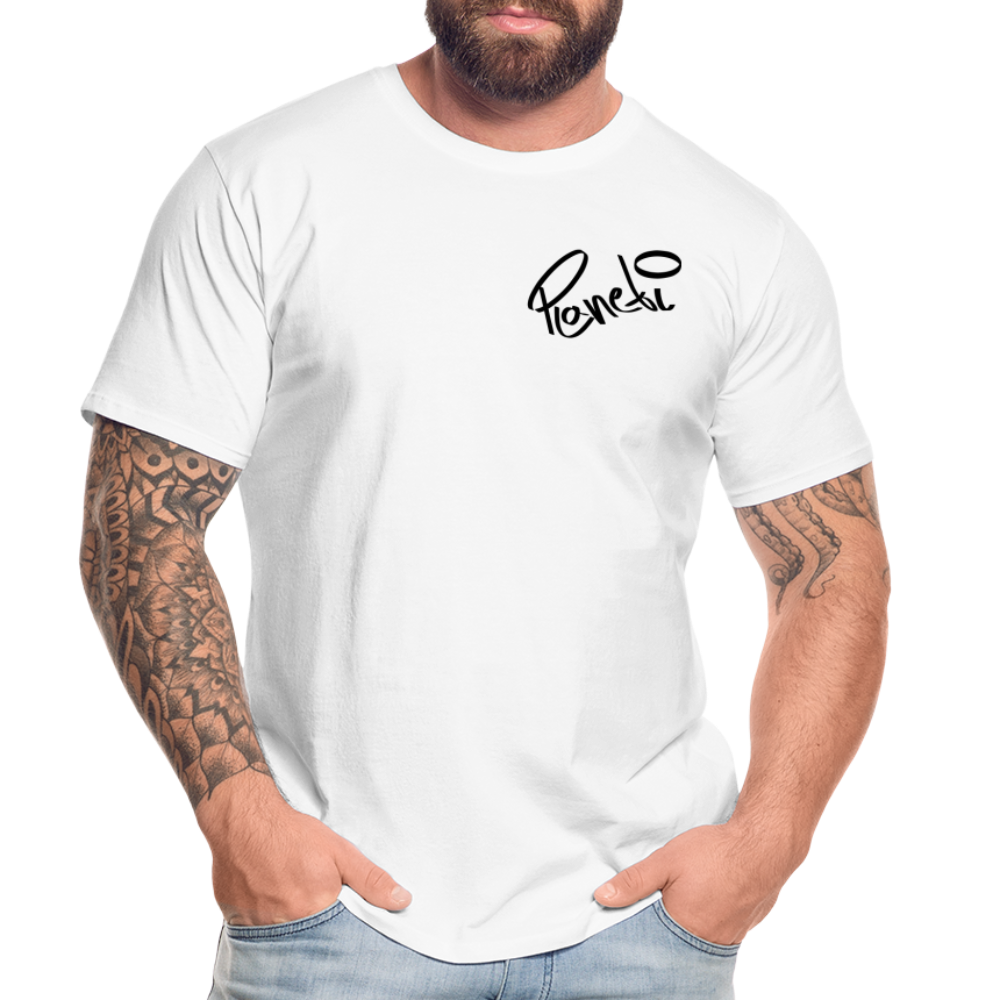 Premium Bio T-Shirt Smok'n Ape - weiß