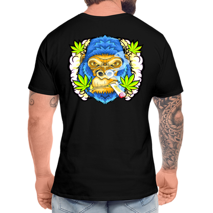 Premium Bio T-Shirt Smok'n Ape - Schwarz