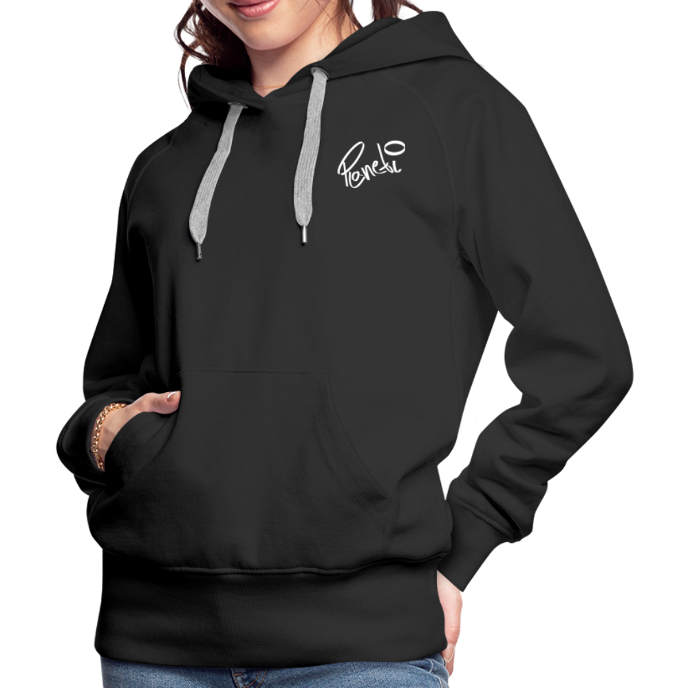 Woman - Premium Hoodie Planeti one - Schwarz