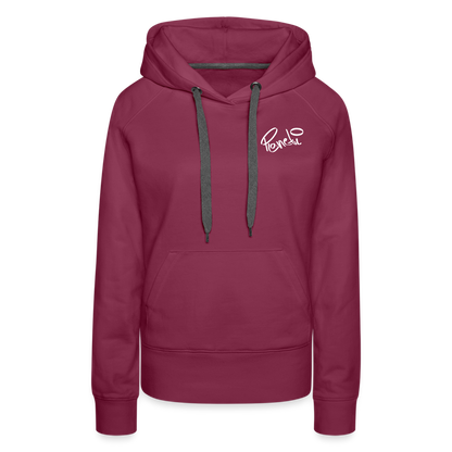 Woman - Premium Hoodie Planeti one - Bordeaux