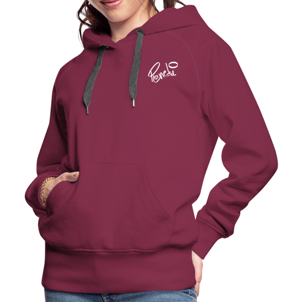 Woman - Premium Hoodie Planeti one - Bordeaux