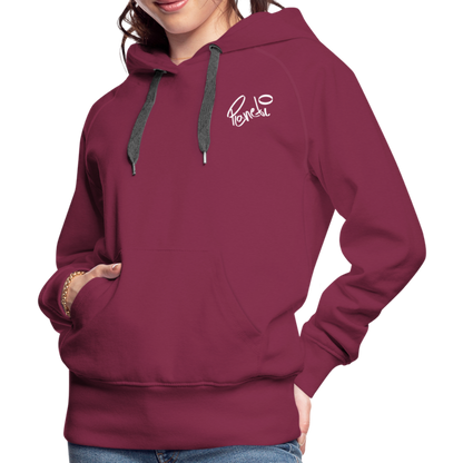 Woman - Premium Hoodie Planeti one - Bordeaux