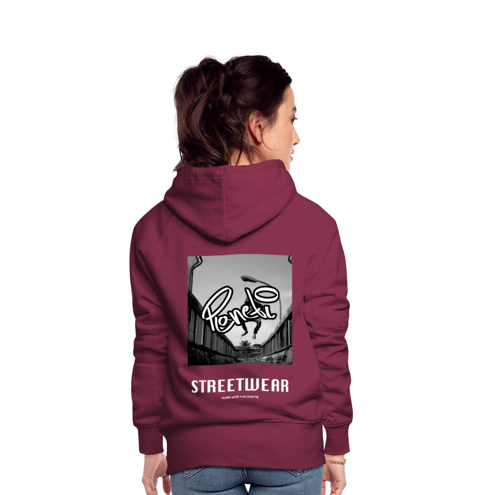 Woman - Premium Hoodie Planeti one - Bordeaux