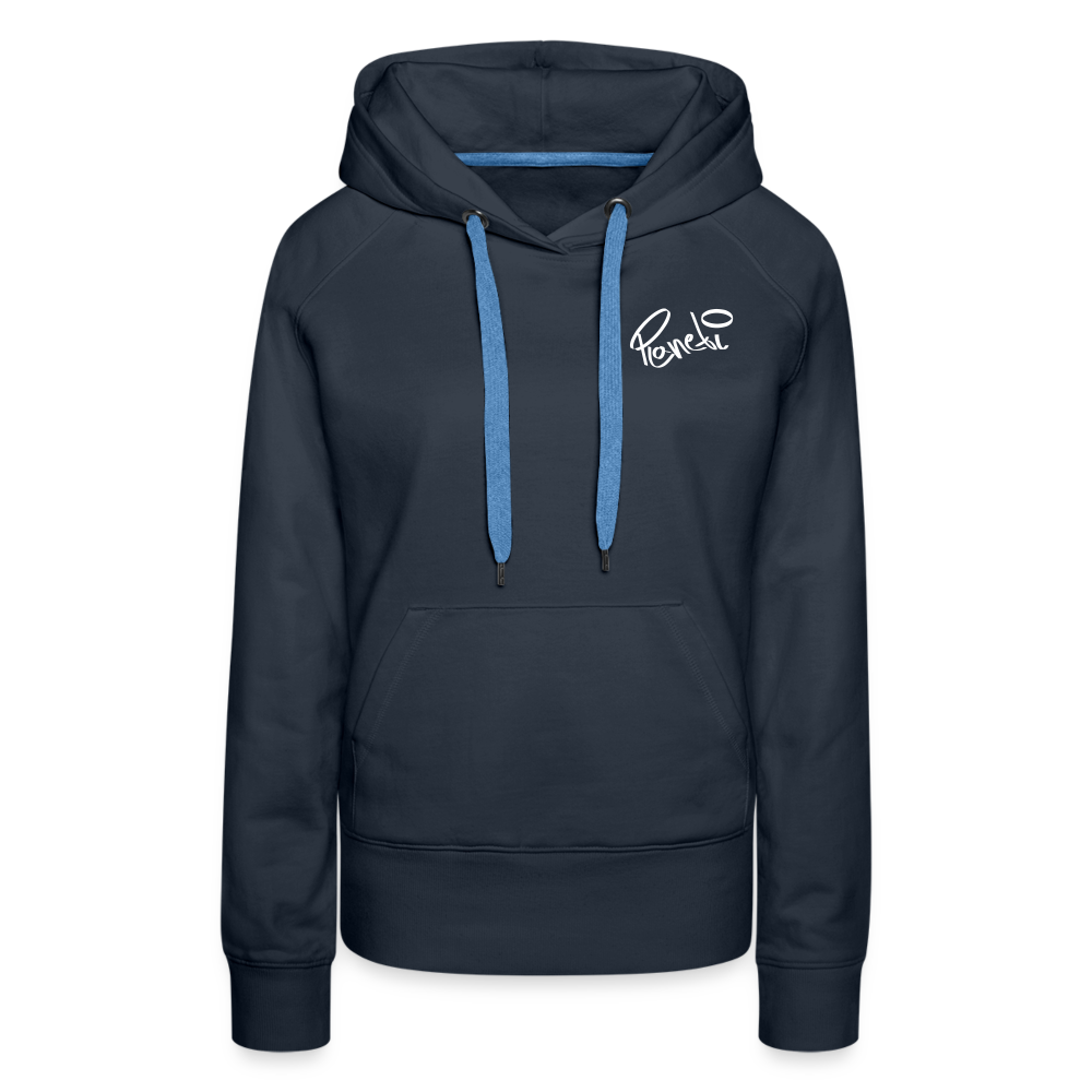 Woman - Premium Hoodie Planeti one - Navy