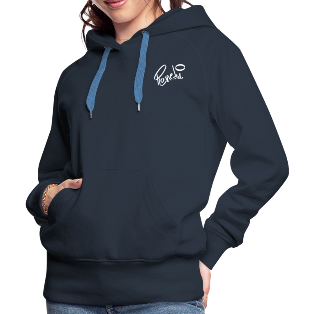 Woman - Premium Hoodie Planeti one - Navy