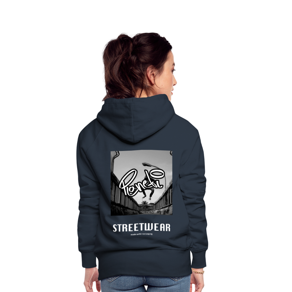 Woman - Premium Hoodie Planeti one - Navy