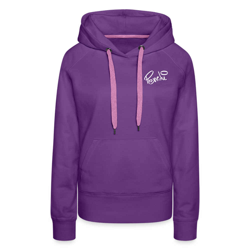 Woman - Premium Hoodie Planeti one - Purple