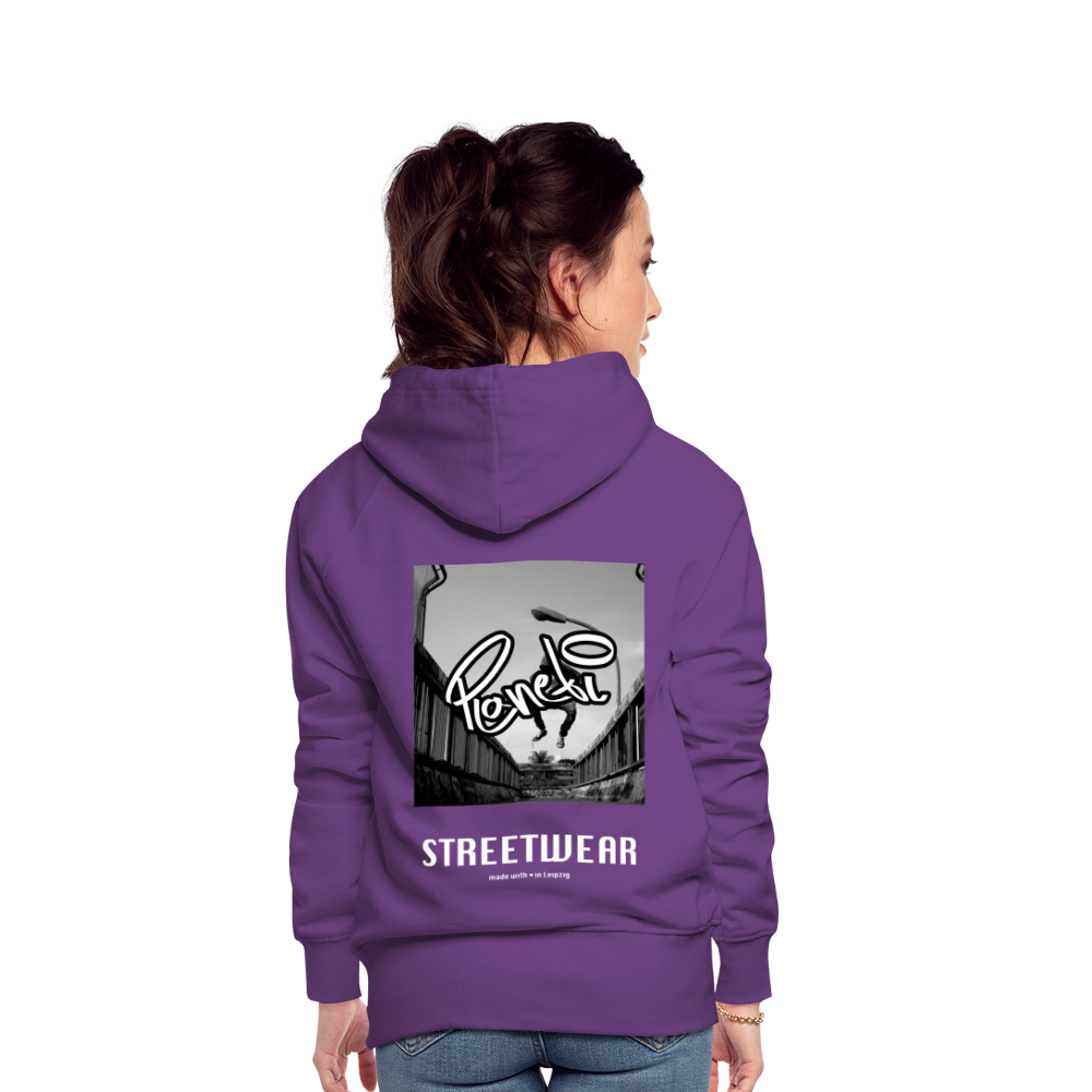 Woman - Premium Hoodie Planeti one - Purple