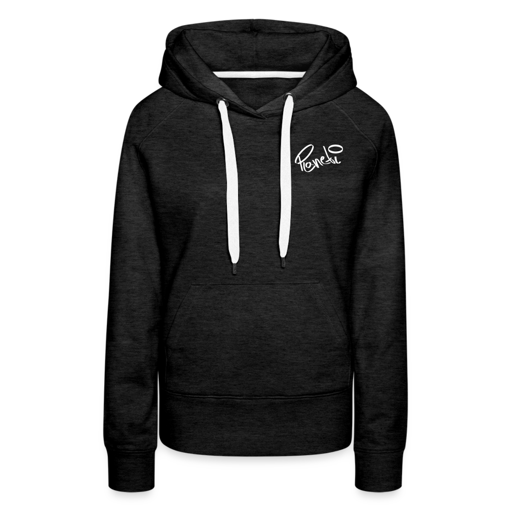 Woman - Premium Hoodie Planeti one - Anthrazit