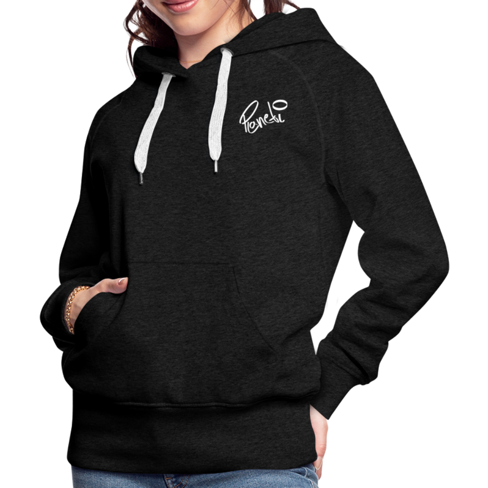 Woman - Premium Hoodie Planeti one - Anthrazit